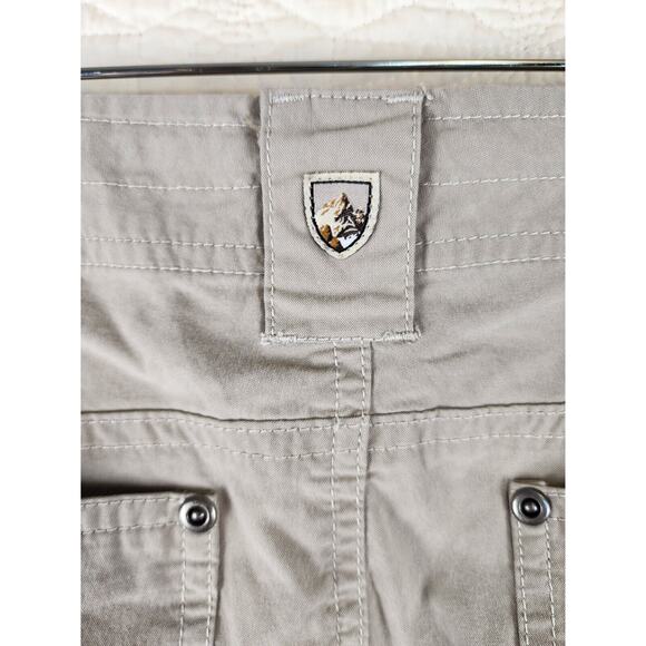 Kuhl Women's Khakis Capri Cargo Scrunched legs Size US 12 - Picture 3 of 11